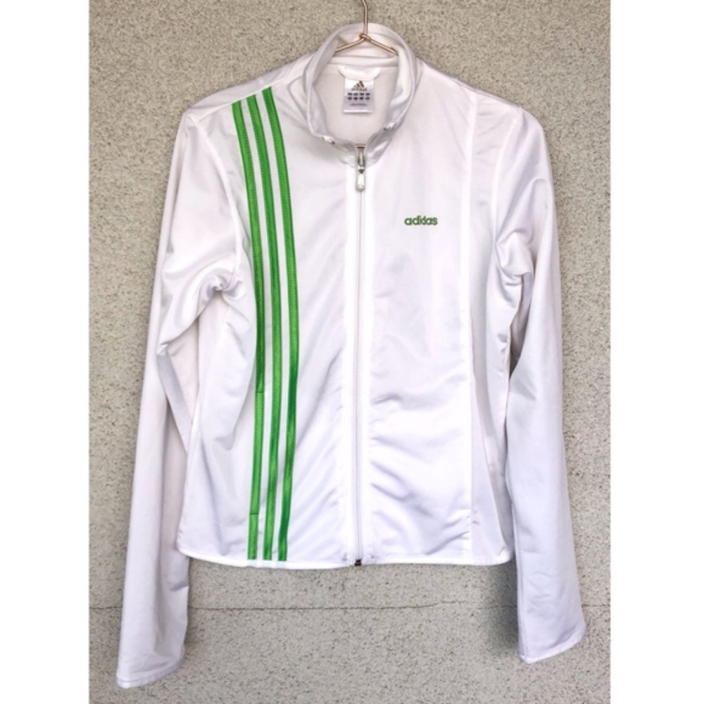ADIDAS | Green Striped Track Jacket